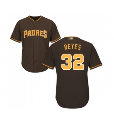 Youth San Diego Padres #32 Franmil Reyes Replica Brown Alternate Cool Base Baseball Jersey