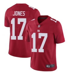 Youth Nike New York Giants #17 Daniel Jones Red Alternate Stitched NFL Vapor Untouchable Limited Jersey