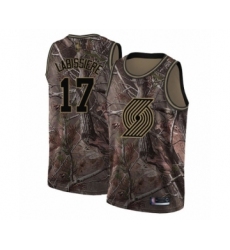 Women's Portland Trail Blazers #17 Skal Labissiere Swingman Camo Realtree Collection Basketball Jersey