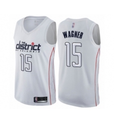 Youth Washington Wizards #15 Moritz Wagner Swingman White Basketball Jersey - City Edition