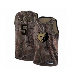 Men's Memphis Grizzlies #5 Bruno Caboclo Swingman Camo Realtree Collection Basketball Jersey