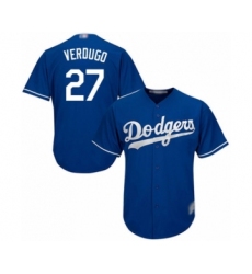 Men's Los Angeles Dodgers #27 Alex Verdugo Royal Blue Alternate Flex Base Authentic Collection Baseball Player Jersey