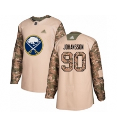 Youth Buffalo Sabres #90 Marcus Johansson Authentic Camo Veterans Day Practice Hockey Jersey