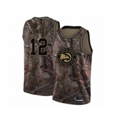 Men's Atlanta Hawks #12 De'Andre Hunter Swingman Camo Realtree Collection Basketball Jersey