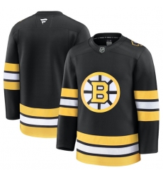 Men's Boston Bruins Blank Black 2025 Home Stitched Hockey Jersey