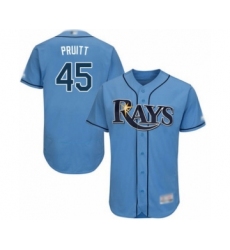 Men's Tampa Bay Rays #45 Austin Pruitt Columbia Alternate Flex Base Authentic Collection Baseball Player Jersey