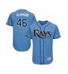 Men's Tampa Bay Rays #46 Jose Alvarado Columbia Alternate Flex Base Authentic Collection Baseball Player Jersey