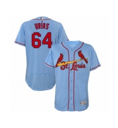Men's St. Louis Cardinals #64 Ramon Urias Light Blue Alternate Flex Base Authentic Collection Baseball Player Jersey