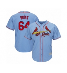 Youth St. Louis Cardinals #64 Ramon Urias Authentic Light Blue Alternate Cool Base Baseball Player Jersey
