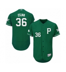 Men's Pittsburgh Pirates #36 Jose Osuna Green Celtic Flexbase Authentic Collection Baseball Player Jersey
