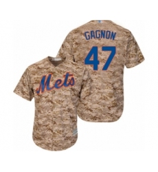 Youth New York Mets #22 Drew Gagnon Authentic Camo Alternate Cool Base Baseball Player Jersey