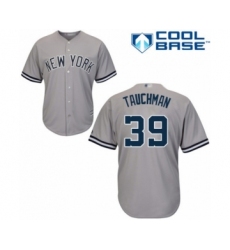 Youth New York Yankees #39 Mike Tauchman Authentic Grey Road Baseball Player Jersey