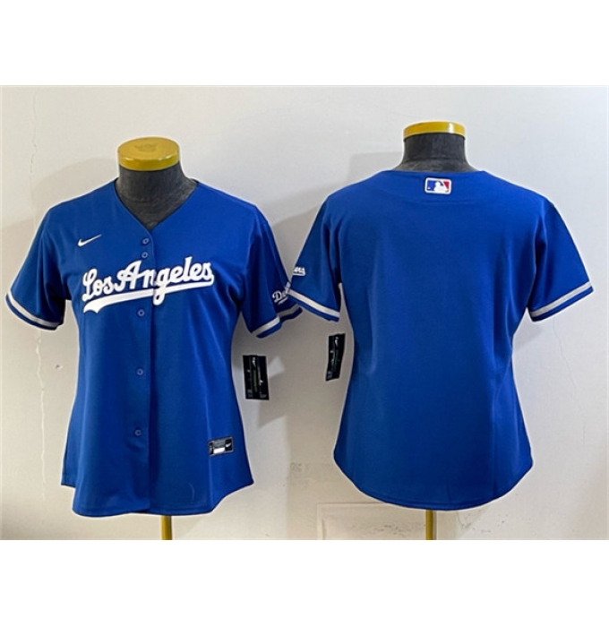 Youth Los Angeles Dodgers Blank Royal Alternate Stadium Stitched Baseball Jersey