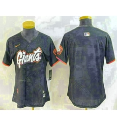 Women's San Francisco Giants Blank Black 2025 City Connect Limited Jersey