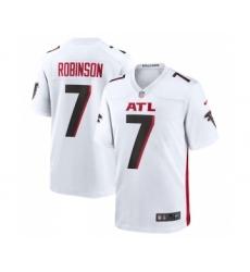 Nike Atlanta Falcons #7 Bijan Robinson White 2023 NFL Draft Vapor Limited Jersey