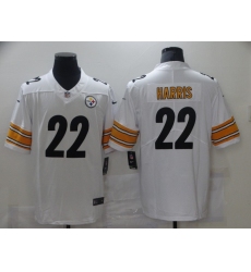 Men's Pittsburgh Steelers #22 Najee Harris Nike White 2021 Draft First Round Pick Limited Jersey