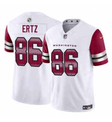 Men's Washington Commanders #86 Zach Ertz White 2023 F.U.S.E. Vapor Limited Football Stitched Jersey