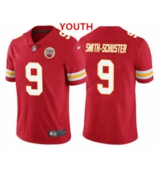 Youth Kansas City Chiefs #9 JuJu Smith-Schuster Red 2022 Vapor Untouchable Stitched NFL Nike Limited Jersey