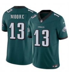 Men's Philadelphia Eagles #13 Elijah Moore Green 2026 F.U.S.E. Vapor Untouchable Limited Stitched Football Jersey