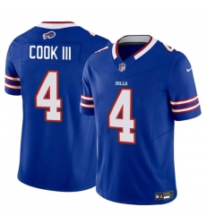 Men's Buffalo Bills #4 James Cook III Blue 2025 F.U.S.E. Vapor Untouchable Limited Football Stitched Jersey