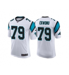 Men's Carolina Panthers #79 Ikem Ekwonu 2022 White Stitched Jersey