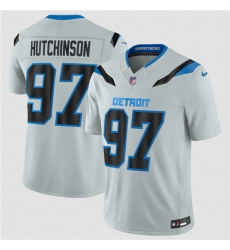Youth Detroit Lions #97 Aidan Hutchinson Silver 2026 F.U.S.E. Rivalries Collection Limited Football Stitched Jersey