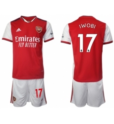 Men 2021-2022 Club Arsenal home red 17 Soccer Jersey