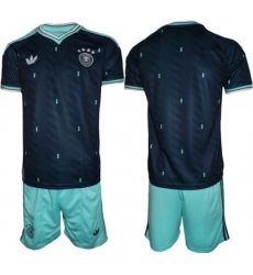 Men's Germany Blank Navy 2026 Away Soccer Jersey Suit