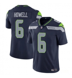 Men's Seattle Seahawks #6 Sam Howell Navy Vapor Limited Football Stitched Jersey