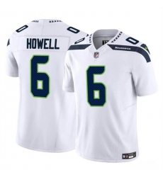 Men's Seattle Seahawks #6 Sam Howell White 2023 F.U.S.E. Vapor Limited Football Stitched Jersey