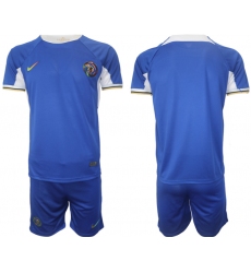 Men's Chelsea FC Blue Stripe 2023-24 Home Soccer Jersey