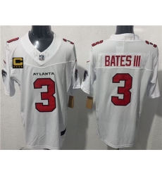 Men's Atlanta Falcons #3 Jessie Bates III White 2026 New F.U.S.E. 4-Star C Vapor Untouchable Limited Football Stitched Jersey
