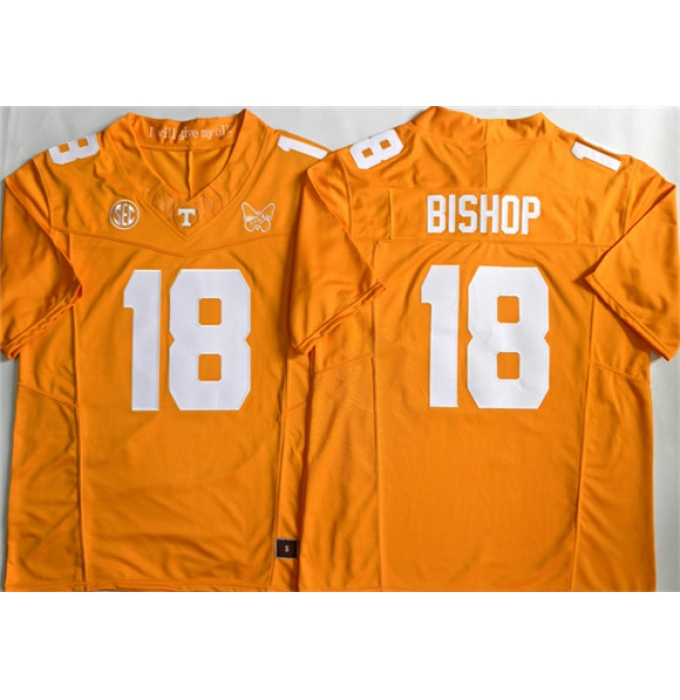 Men's Tennessee Volunteers #18 Desean Bishop Orange 2026 F.U.S.E. Stitched Jersey