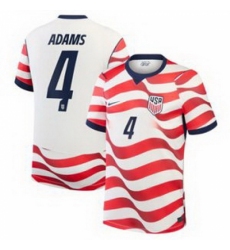 Men 4Tyler Adams USMNT 2026 Stadium Replica Jersey 2