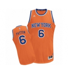 Women's New York Knicks #6 Elfrid Payton Authentic Orange Alternate Basketball Jersey