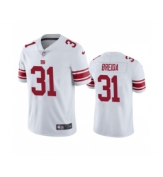Men's New York Giants #31 Matt Breida White Vapor Untouchable Limited Stitched Jersey