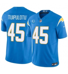 Men's Los Angeles Chargers #45 Tuli Tuipulotu Blue 2026 F.U.S.E. 1-Star C Vapor Limited Football Stitched Jersey