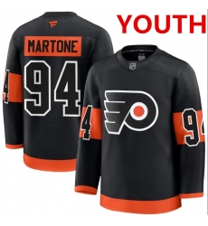 Youth Philadelphia Flyers #94 Porter Martone Fanatics Black Alternate Premium Jersey