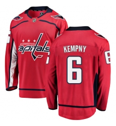 Youth Washington Capitals #6 Michal Kempny Fanatics Branded Red Home Breakaway NHL Jersey
