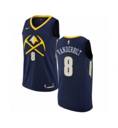 Men's Nike Denver Nuggets #8 Jarred Vanderbilt Swingman Navy Blue NBA Jersey - City Edition