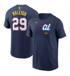 Men's American League #29 Cal Raleigh Navy 2025 All-Star Edition Name & Number T-Shirt
