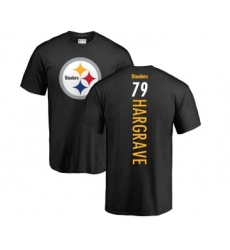Football Pittsburgh Steelers #79 Javon Hargrave Black Backer T-Shirt