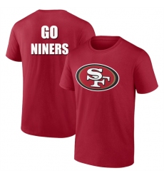 Men's 49ers Go Niniers Red 2024 Fan Limited T-Shirt