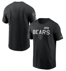 Men's Chicago Bears Black 2026 Salute to Service Sideline Dri-FIT T-Shirt