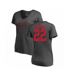 Football Women's Buffalo Bills #22 Marcus Murphy Ash One Color T-Shirt