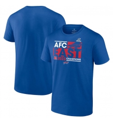 Men's Buffalo Bills Royal 2023 AFC East Division Champions Conquer T-Shirt