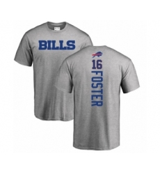 NFL Nike Buffalo Bills #16 Robert Foster Ash Backer T-Shirt