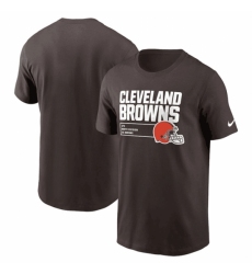 Men's Cleveland Browns Brown Division Essential T Shirt