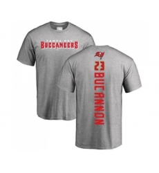 Football Tampa Bay Buccaneers #23 Deone Bucannon Ash Backer T-Shirt