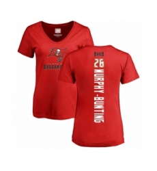 Football Women's Tampa Bay Buccaneers #26 Sean Murphy-Bunting Red Backer T-Shirt